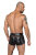 Noir Handmade Wet Look Boxer Shorts H058 - Black