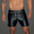 Noir Handmade Power Wet Look Bermuda Shorts H061