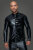 Noir Handmade Power Wet Look Male Shirt H064 - Black