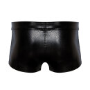 Noir Handmade Snake Faux Leather Boxer Shorts H069