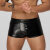 Noir Handmade Snake Faux Leather Boxer Shorts H069