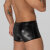 Noir Handmade Snake Faux Leather Boxer Shorts H069