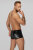 Noir Handmade Snake Faux Leather Boxer Shorts H069