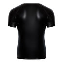 Noir Handmade Snake Faux Leather T-Shirt H070