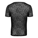 Noir Handmade Leopard Mesh T-Shirt H071