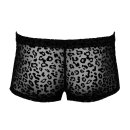 Noir Handmade Leopard Mesh Boxer Shorts H072