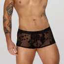 Noir Handmade Flocked Mesh Boxer Shorts H074