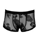 Noir Handmade Flocked Mesh Boxer Shorts H074