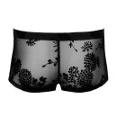 Noir Handmade Flocked Mesh Boxer Shorts H074