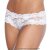 Coquette Lace Panty Crotchless - White