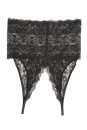 Coquette Ouvert Lace Panty - Black