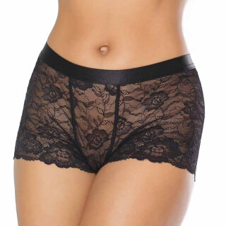 Coquette Lace Shorts - Black