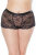 Coquette Lace Shorts - Black