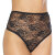 Coquette High Waisted Lace Thong - Black