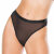 Coquette High-waist Mesh Panties Ouvert - Black