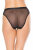 Coquette High-waist Mesh Panties Ouvert - Black