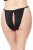 Coquette Crotchless Panty - Black