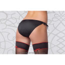 Coquette Dotted Panty - Red/Black