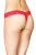 Coquette Ouvert Lace Thong - Red