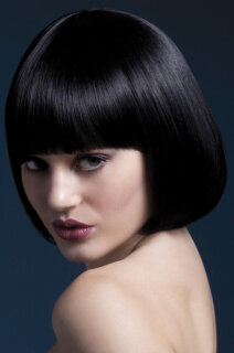 Fever Bob Wig MIA, short - Black