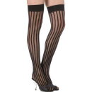 Fever Transparent Tigh High Stripey Stockings