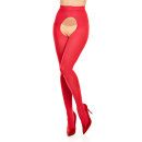 Glamory Tights OUVERT 60 - Red