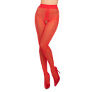 Glamory Shiny Tights OUVERT 20 - Red