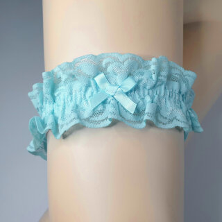 Glamory Lace Garter - Turquoise