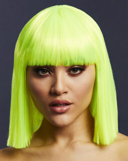 Fever Medium-Length Bob Wig LOLA - Neon Lime