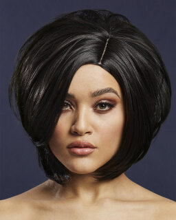 Fever Asymmetric Bob Wig SAVANNA - Black