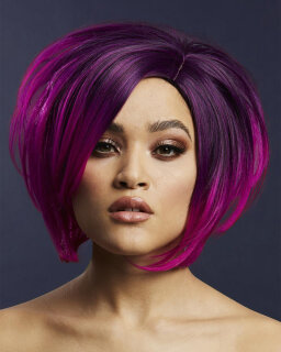 Fever Asymmetric Bob Wig SAVANNA - Purple