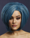 Fever Asymmetric Bob Wig SAVANNA -  Petrol Blue