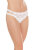 Coquette Lace Thong Ouvert - White