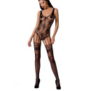 Passion Fishnet Bodystocking Crotchless BS074 - Black