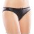 Darque Wetlook Panty Crotchless - Black