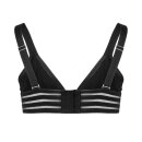 Noir Handmade Wet Look Bralette F157 - Black