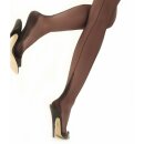 Gio Stockings Harmony Point Heel Seamed Nylons - Black