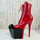 Pleaser High Heel Protectors (7 inch) - Patent Red