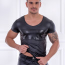 Patrice Catanzaro Wet Look T-Shirt PAUL - Black