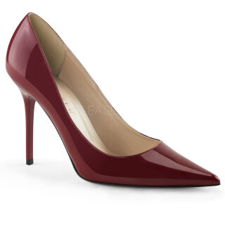 Pleaser CLASSIQUE-20 - Patent Burgundy