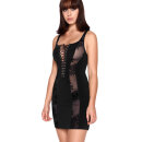 Patrice Catanzaro Chemise with front lacing - Black