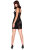 Patrice Catanzaro Chemise with front lacing - Black