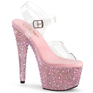 Pleaser BEJEWELED-708MS - Baby Pink