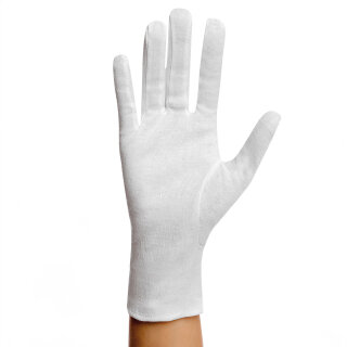 Glamory Cotton Stocking Gloves - White