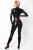 Noir Handmade Powerwetlook Catsuit with metal ring CAGED F319