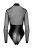 Noir Handmade Powerwetlook Mesh Bodysuit with Rings F321