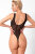 Noir Handmade Mesh Thong Bodysuit PAPARAZZI F322