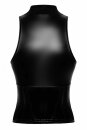 Noir Handmade Sleeveless Powerwetlook Top GLAM F324