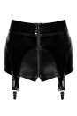 Noir Handmade Powerwetlook Garter Shorts GLAM F325