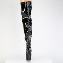 Pleaser DELIGHT-3000WCF (Wide shaft) - Patent Black